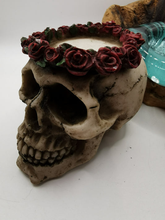 Skull with Roses