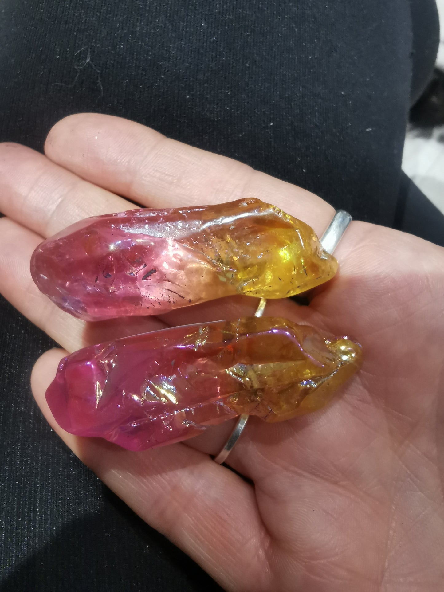 Pink Yellow Aura Tip