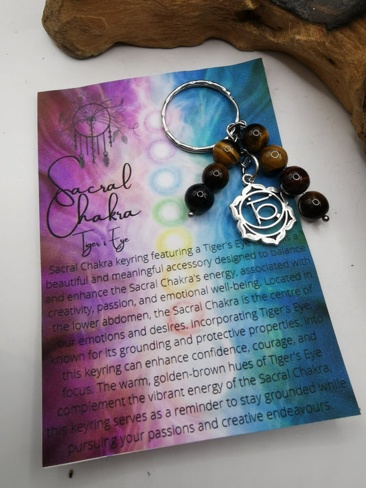 Sacral Charka Keyring