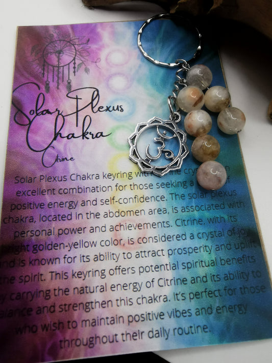 Solar Plexus Charka Keyring