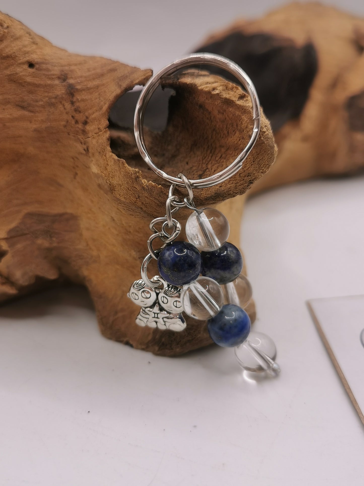 Gemini Zodiac Keyring