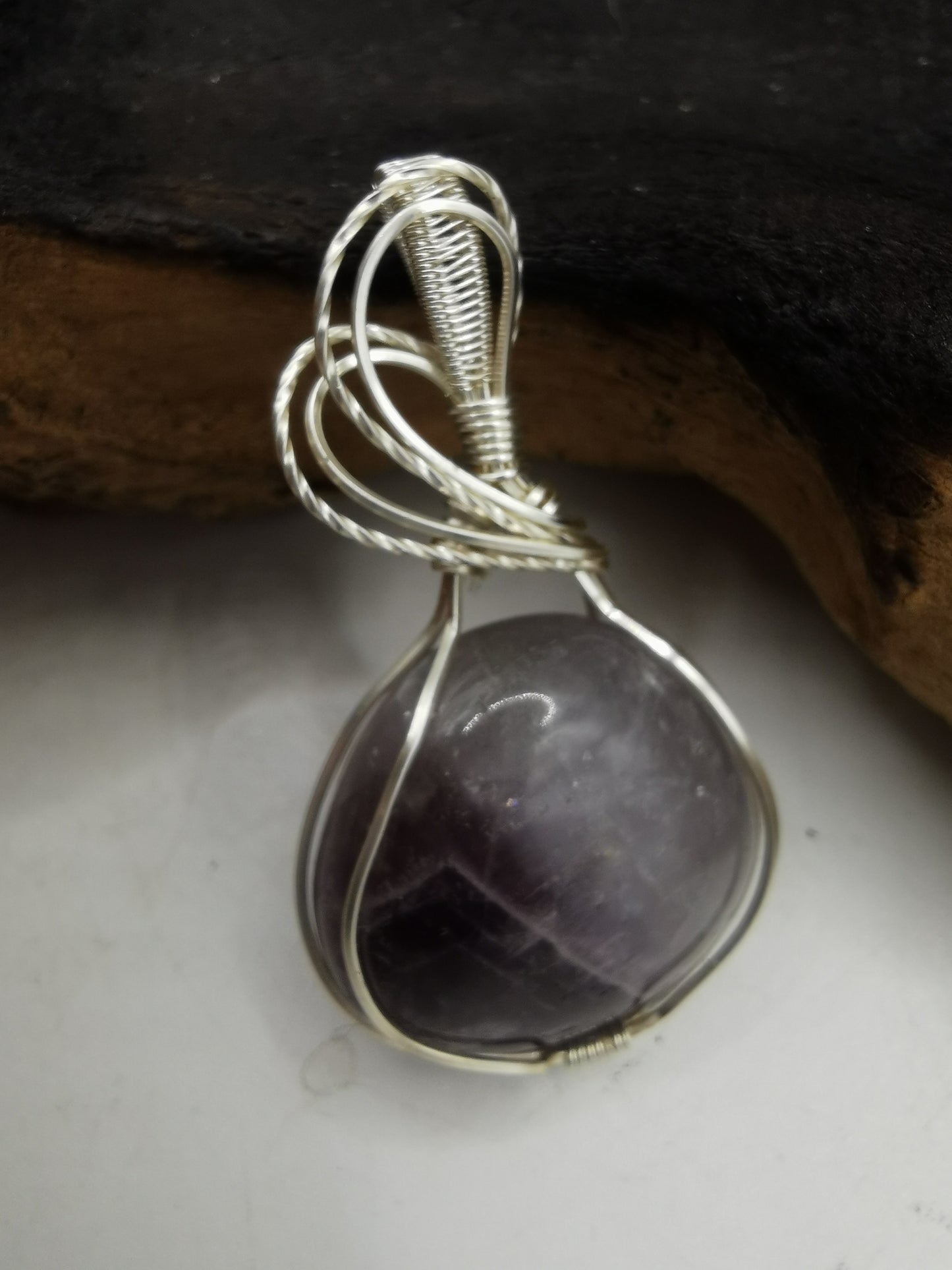 Amethyst Crystal Pendant
