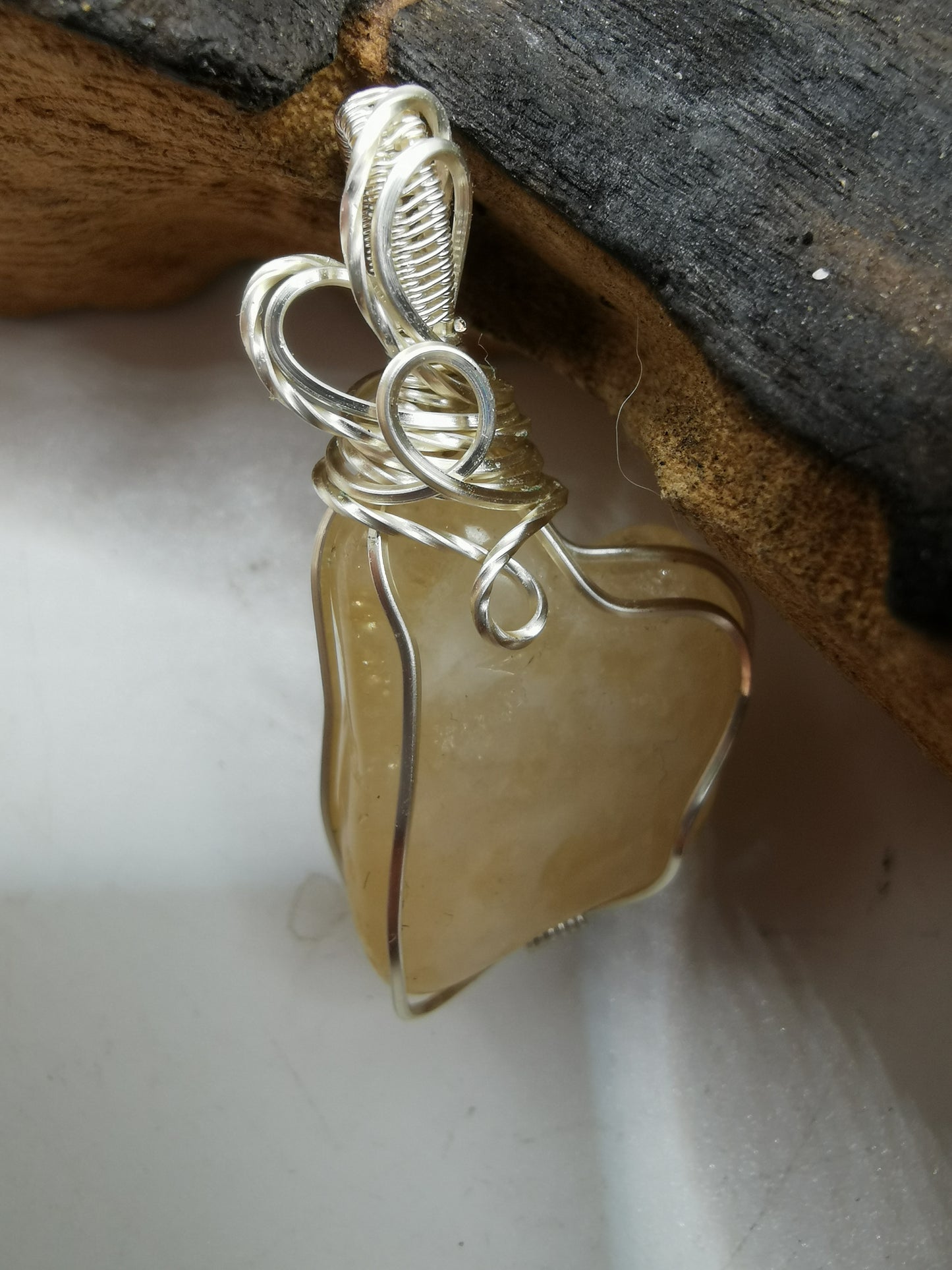 Citrine Crystal Pendant