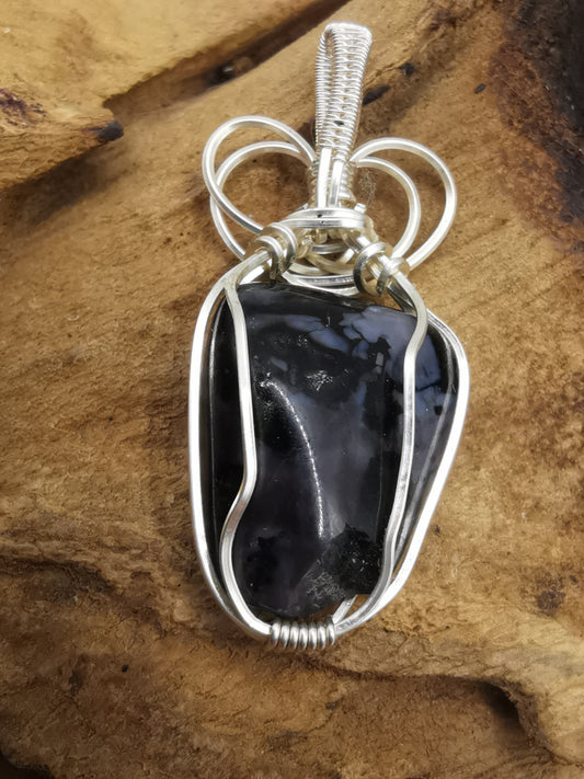 Merlinite B Crystal Pendant
