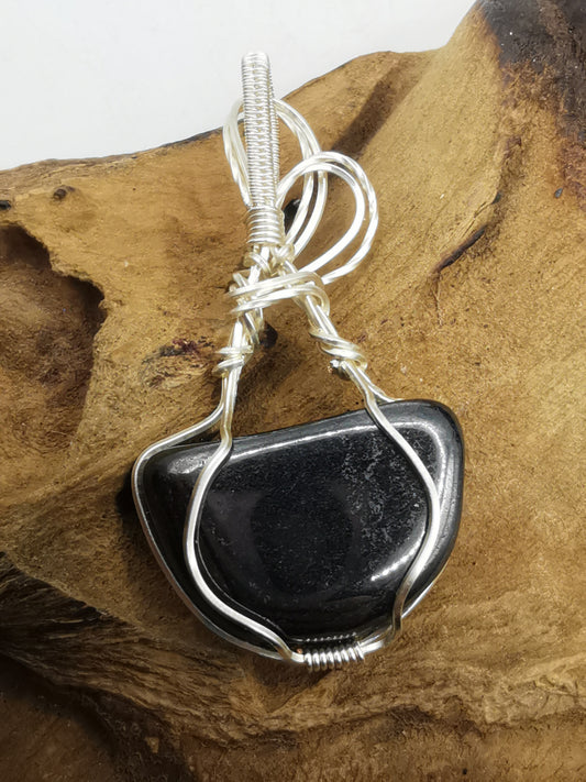 Hematite Crystal Pendant