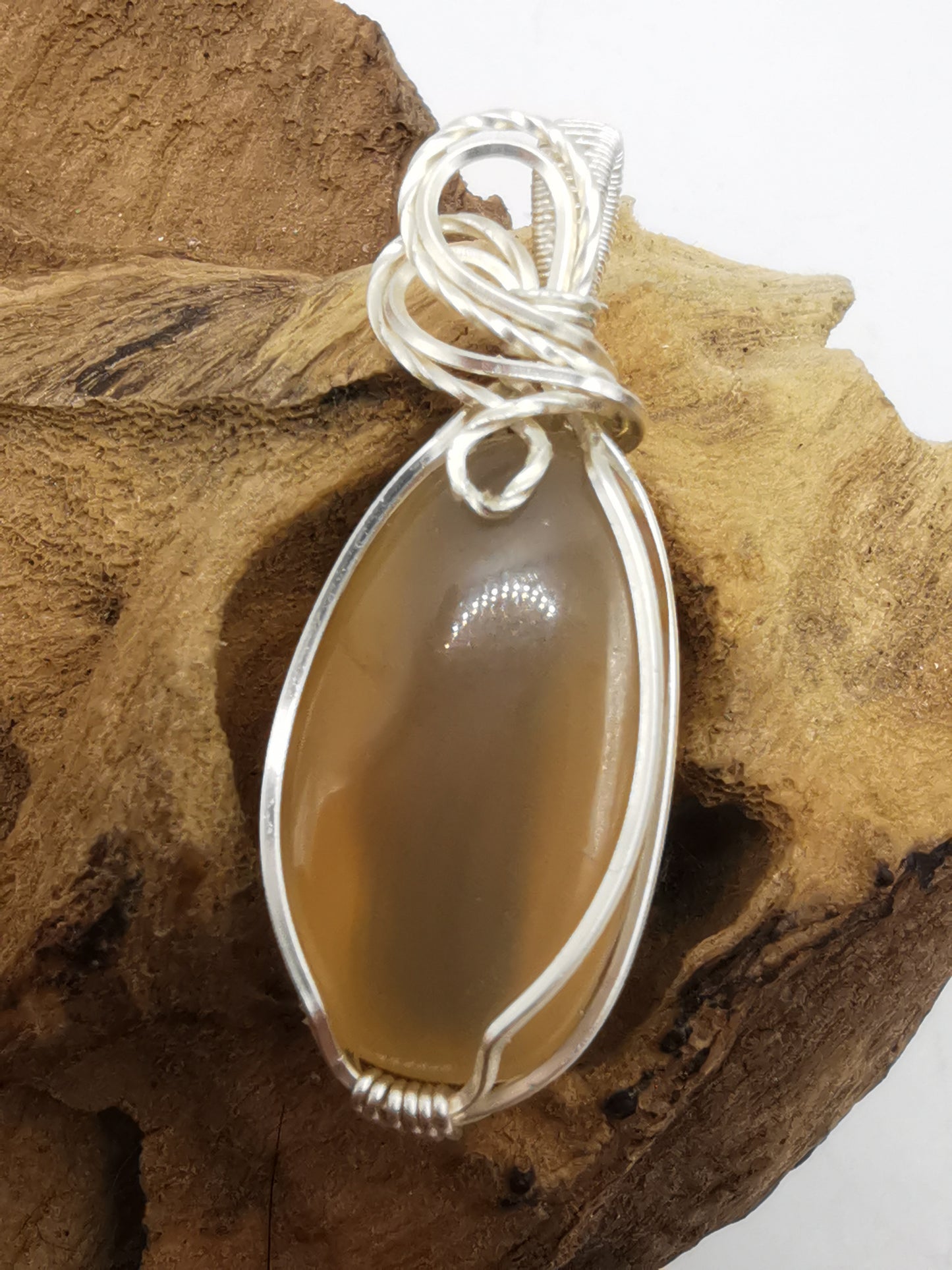 Agate Crystal Pendant