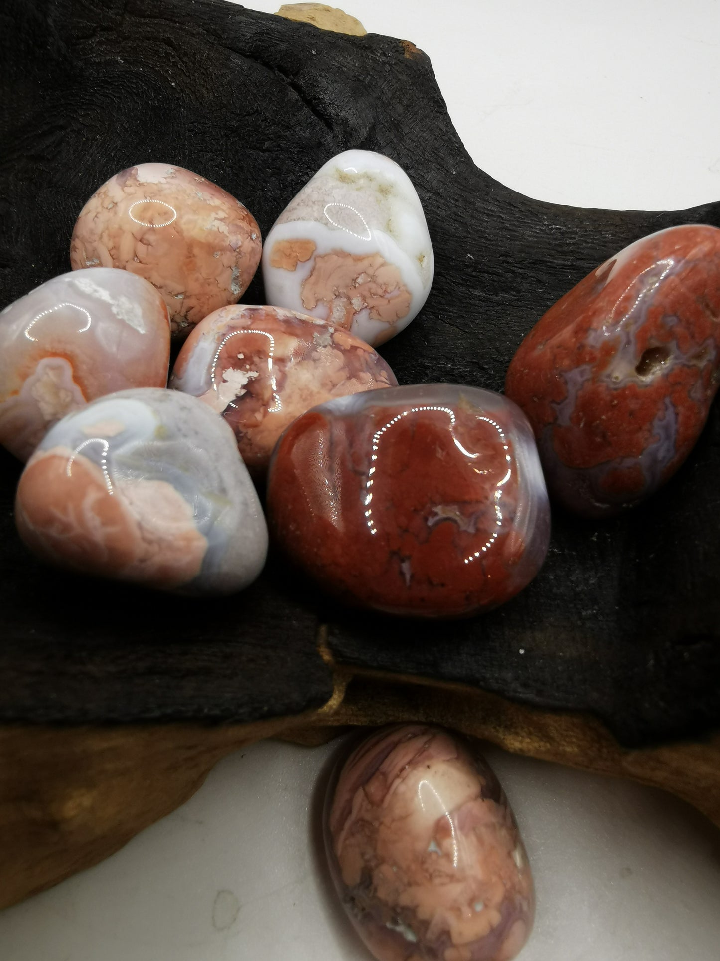 Pink Agate Tumble
