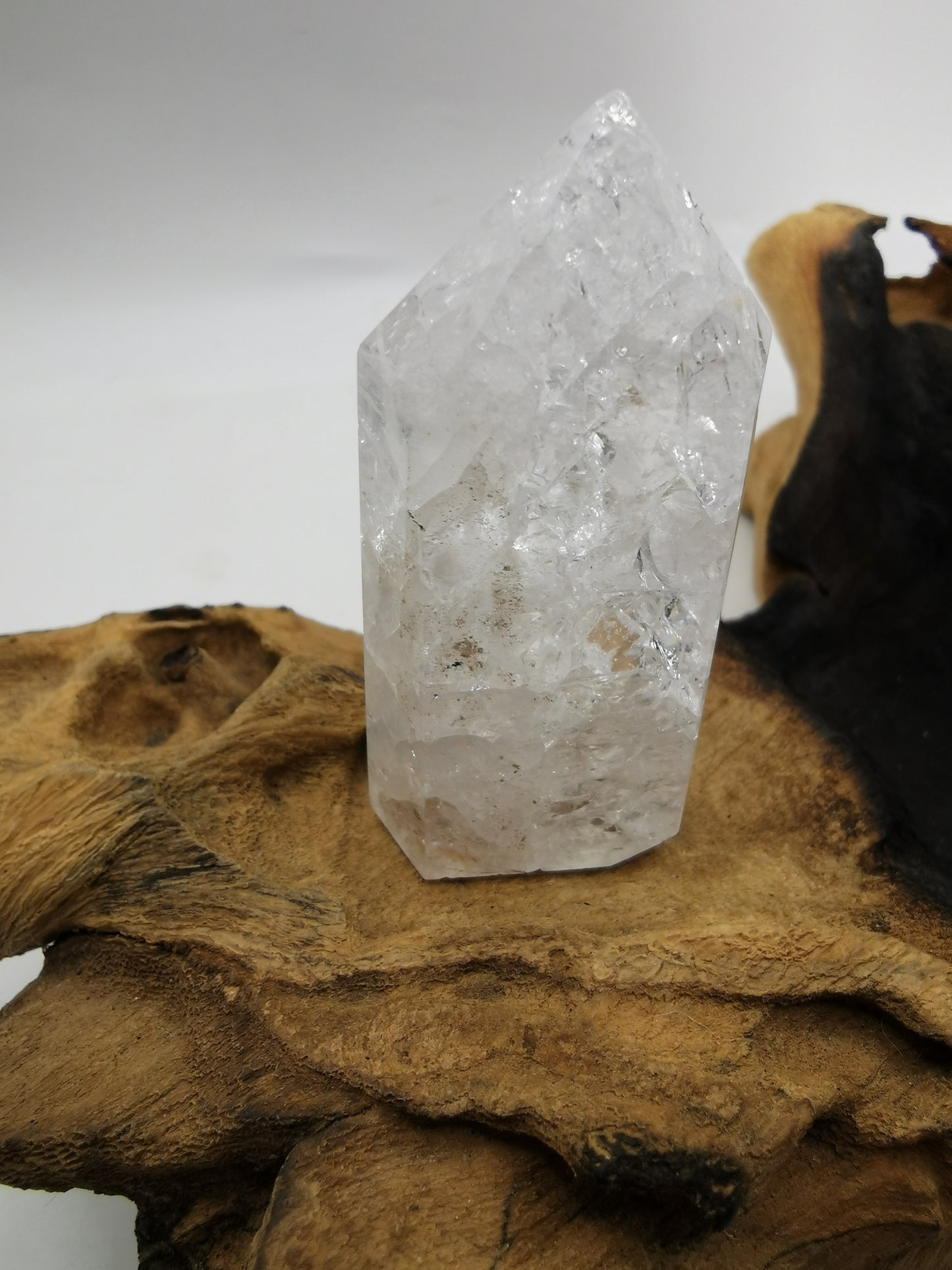 Crackle Quartz Point A