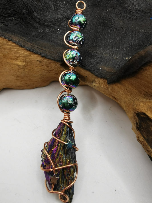 Kyanite Aura Broomstick