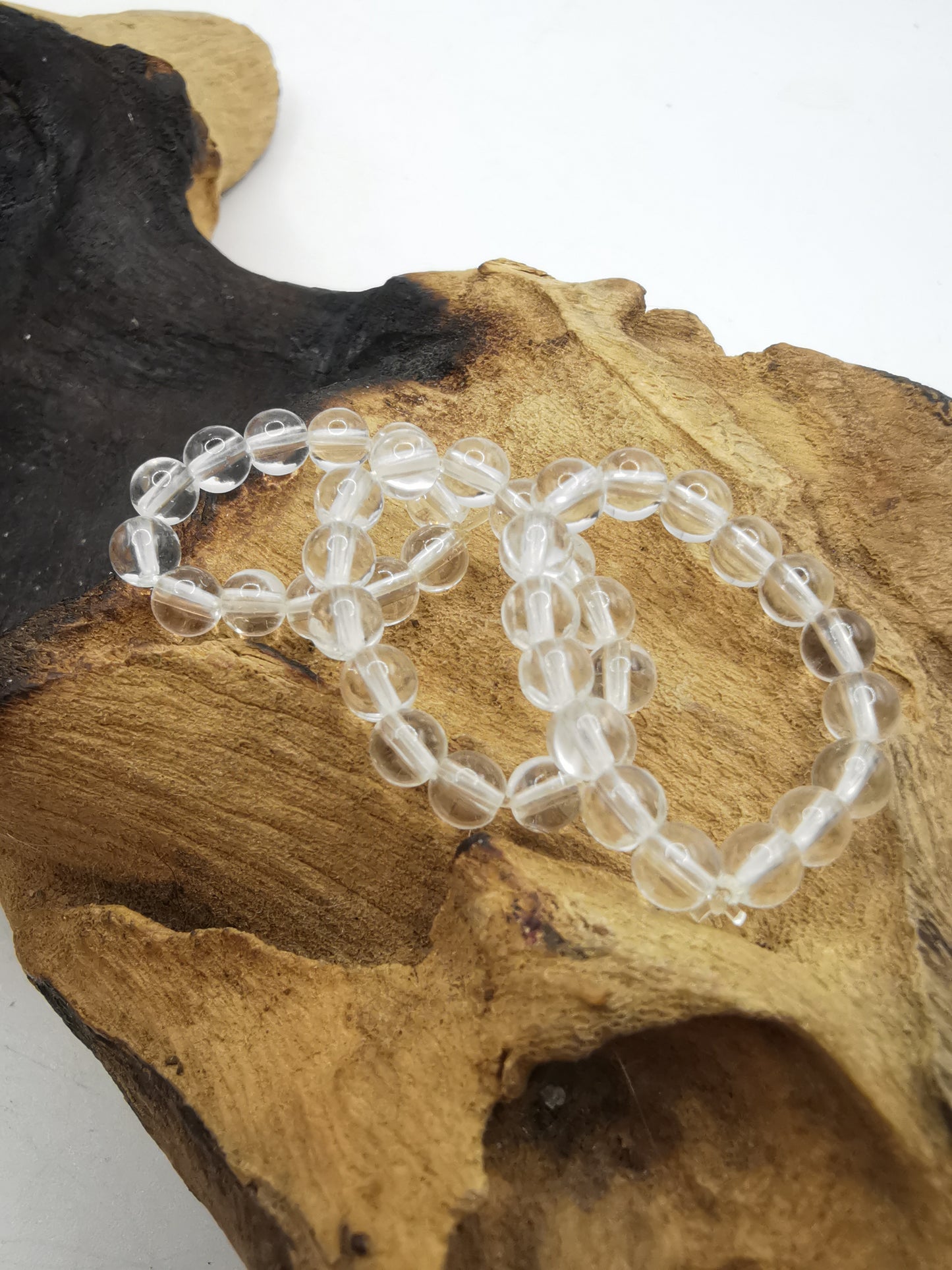 Clear Quartz 4mm Crystal Bead Rings