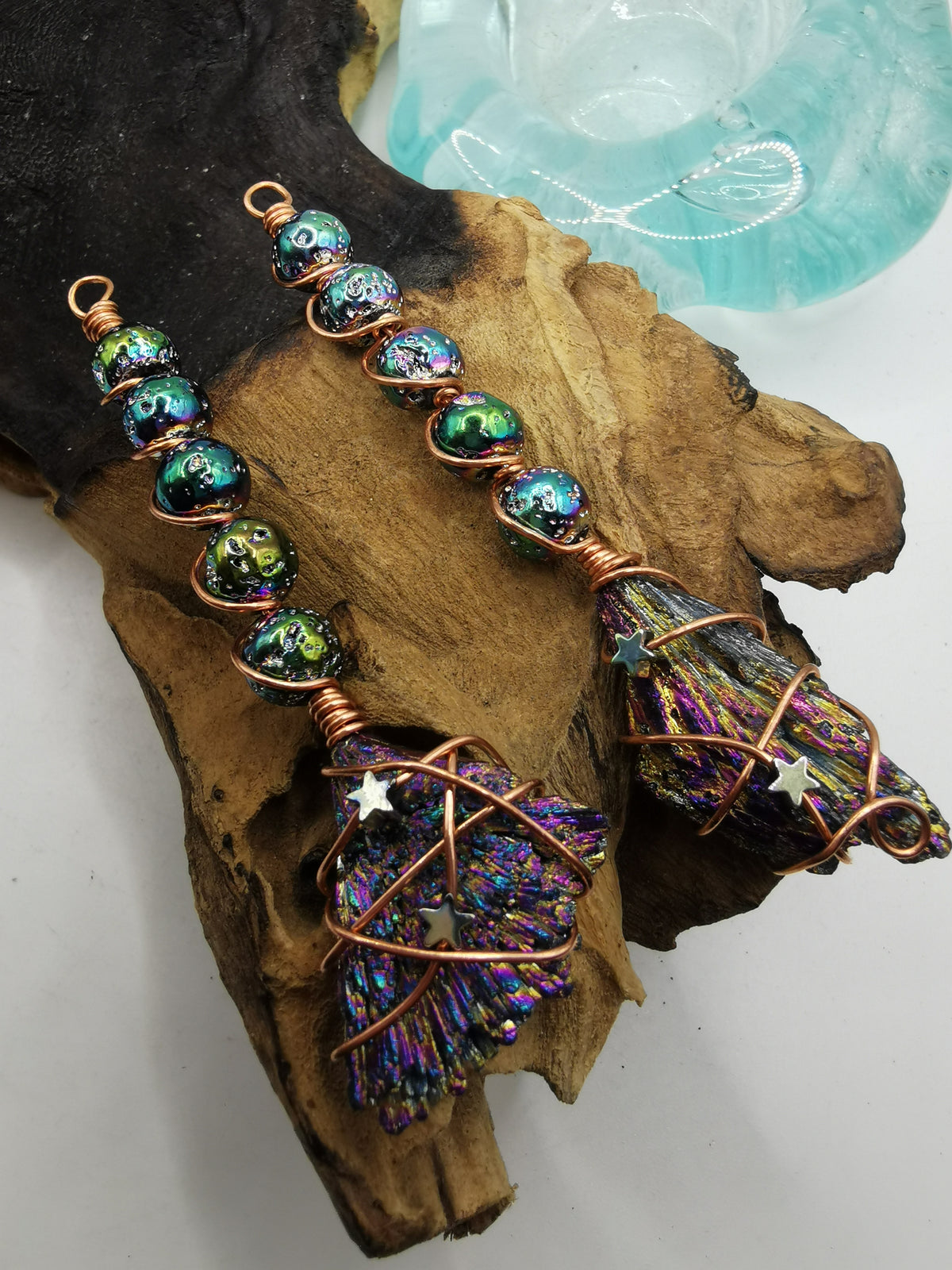Kyanite Aura Broomstick