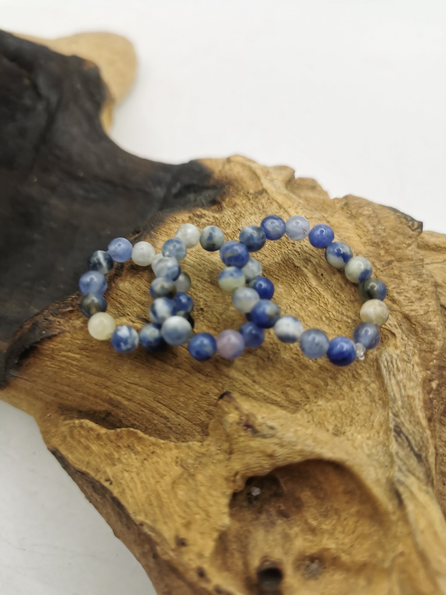 Sodalite 4mm Crystal Bead Rings