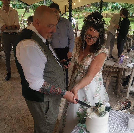 A Crystal-Infused Celebration: Our Magical Rustic Outdoor Wedding