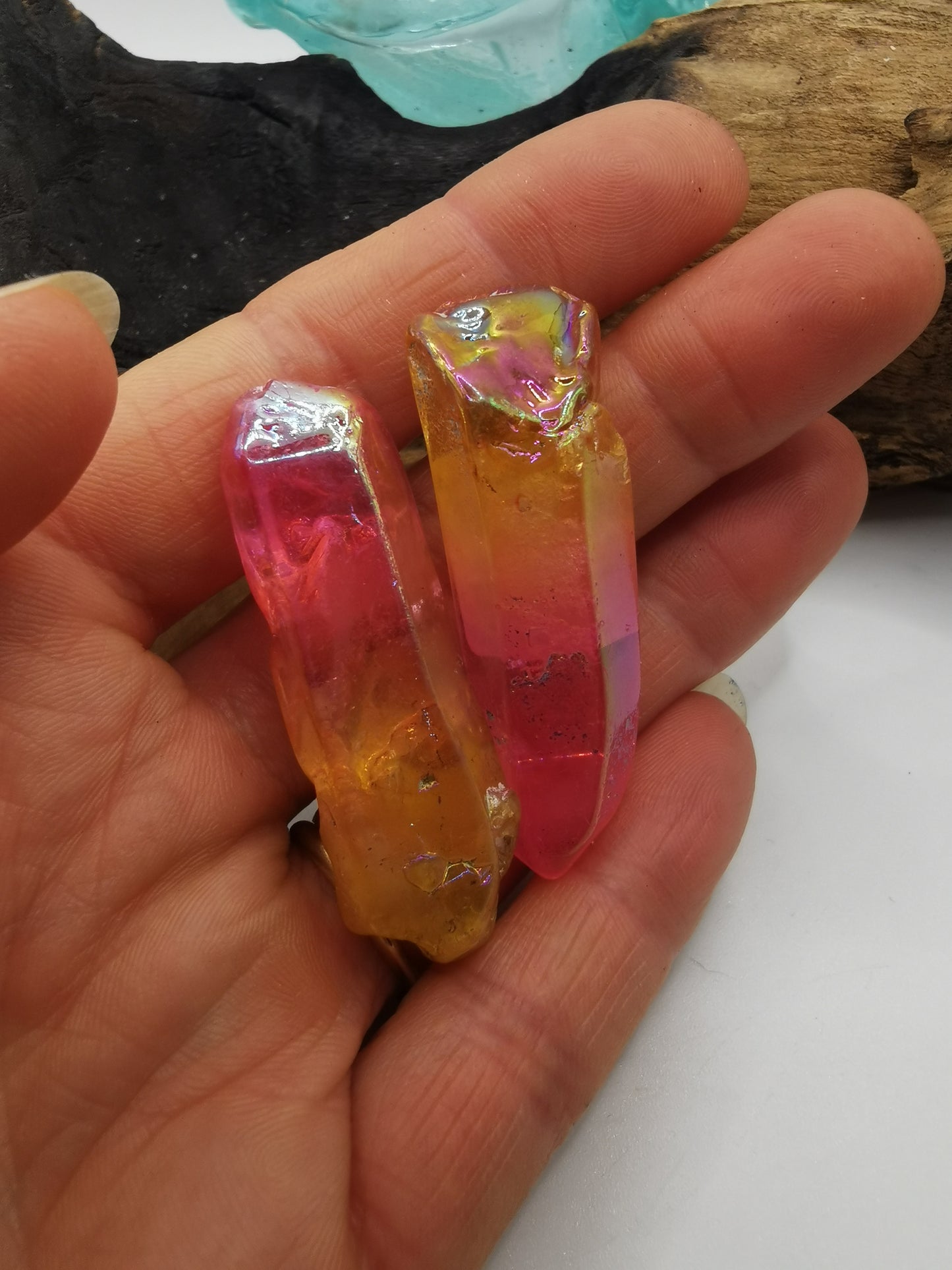 Pink Yellow Aura Tip