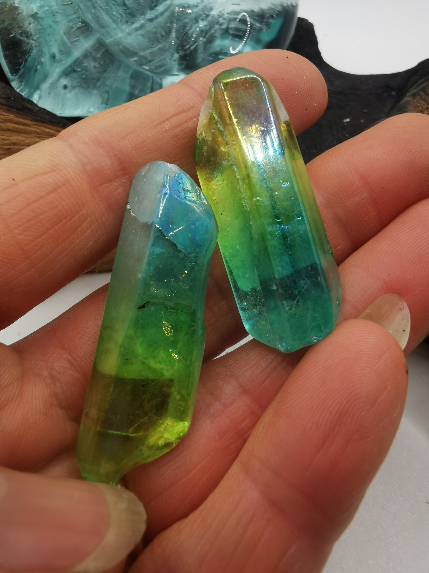 Blue Yellow Aura Tip