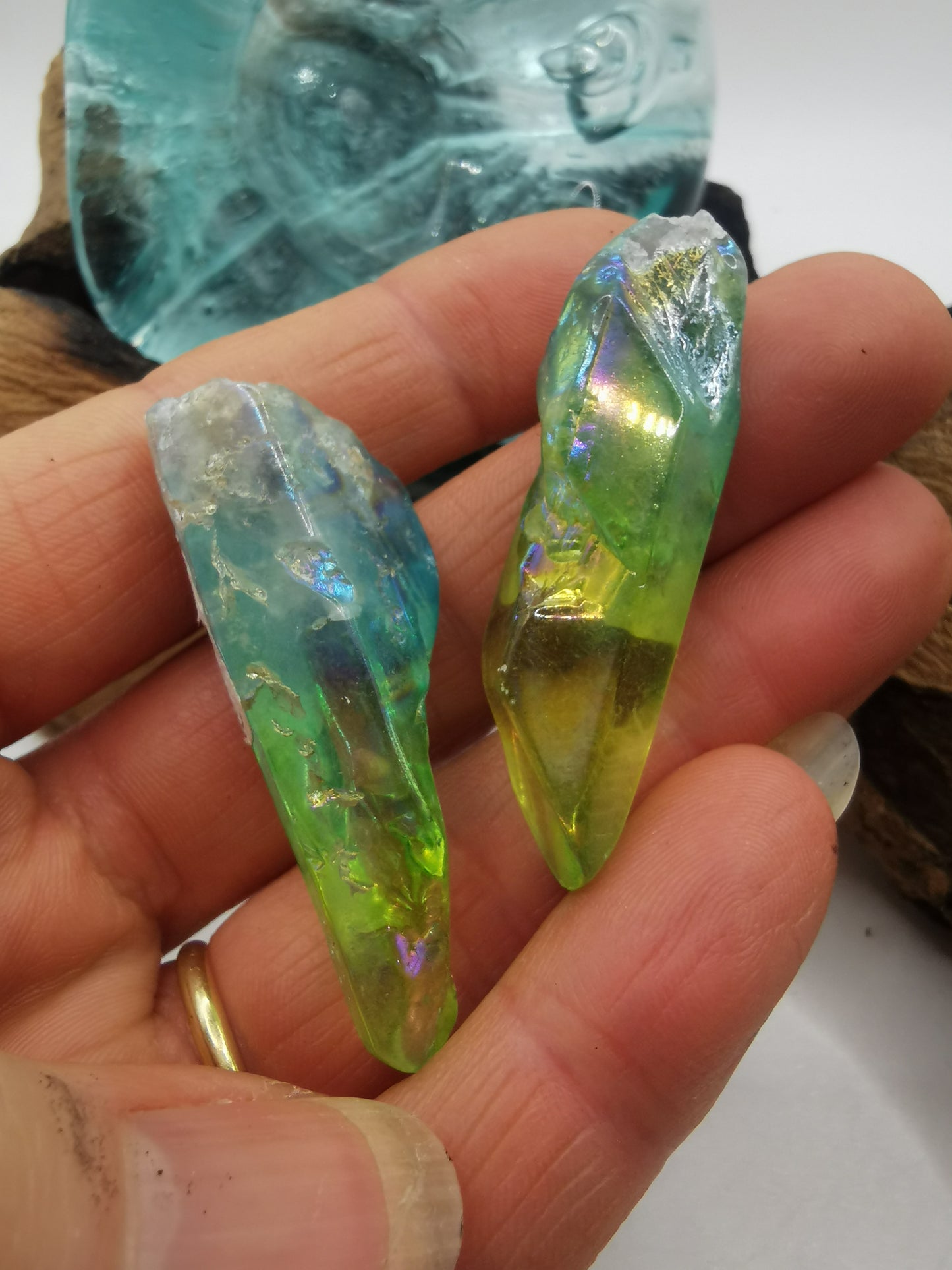 Blue Yellow Aura Tip