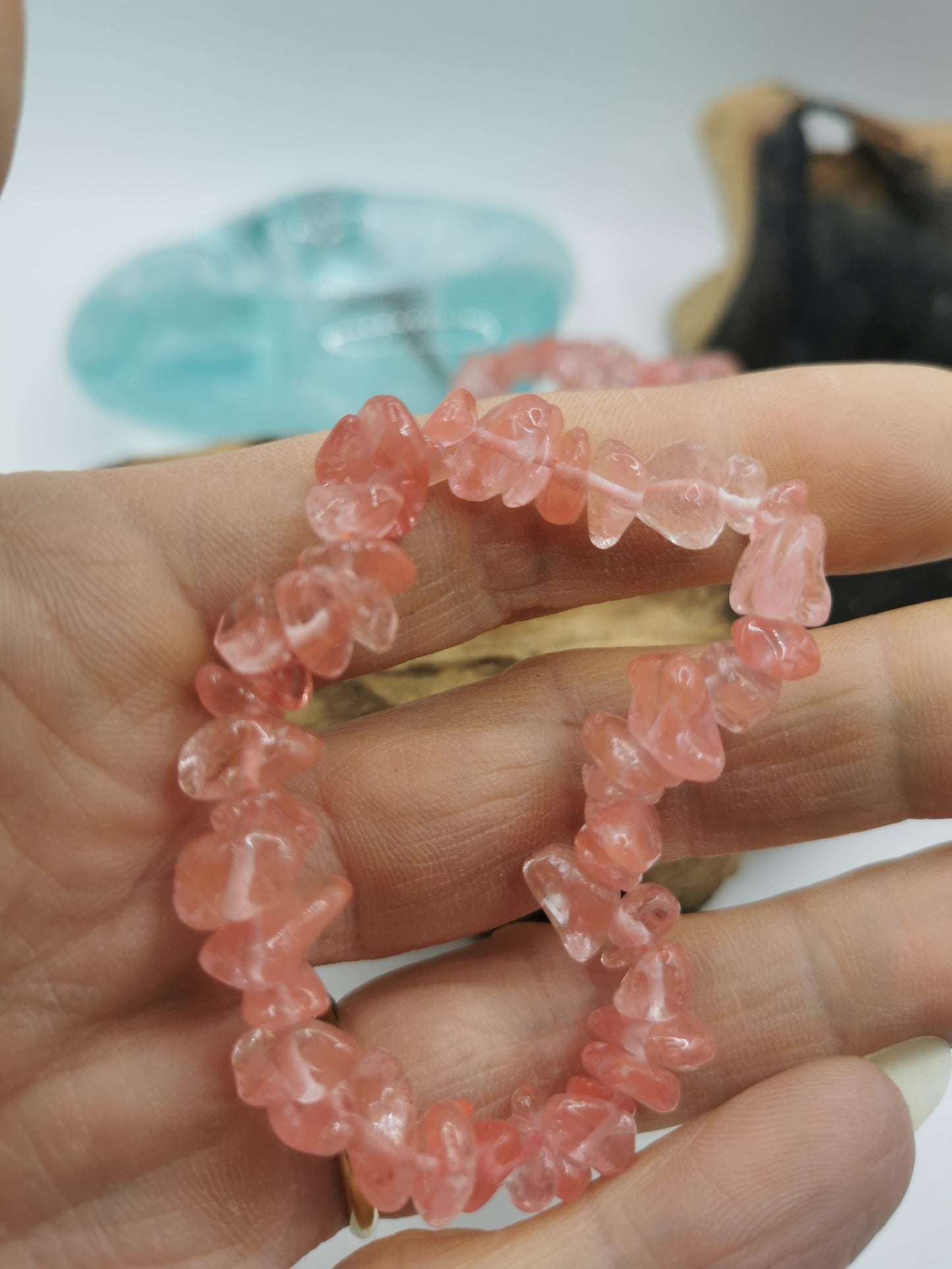 Cherry Quartz Bracelet