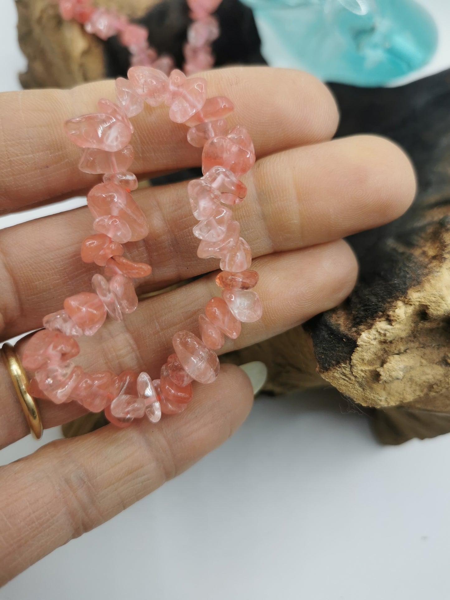Cherry Quartz Bracelet