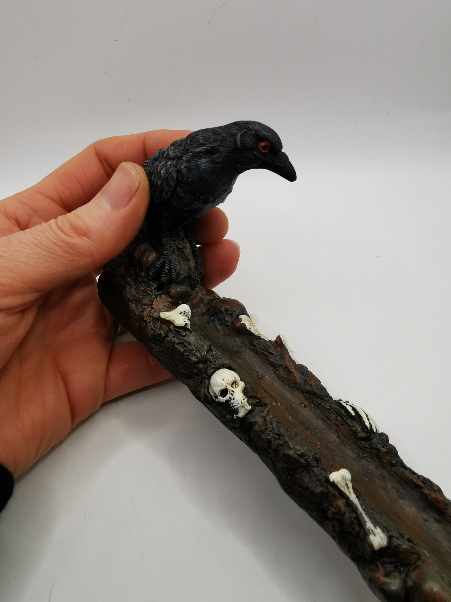 Crow incense Holder