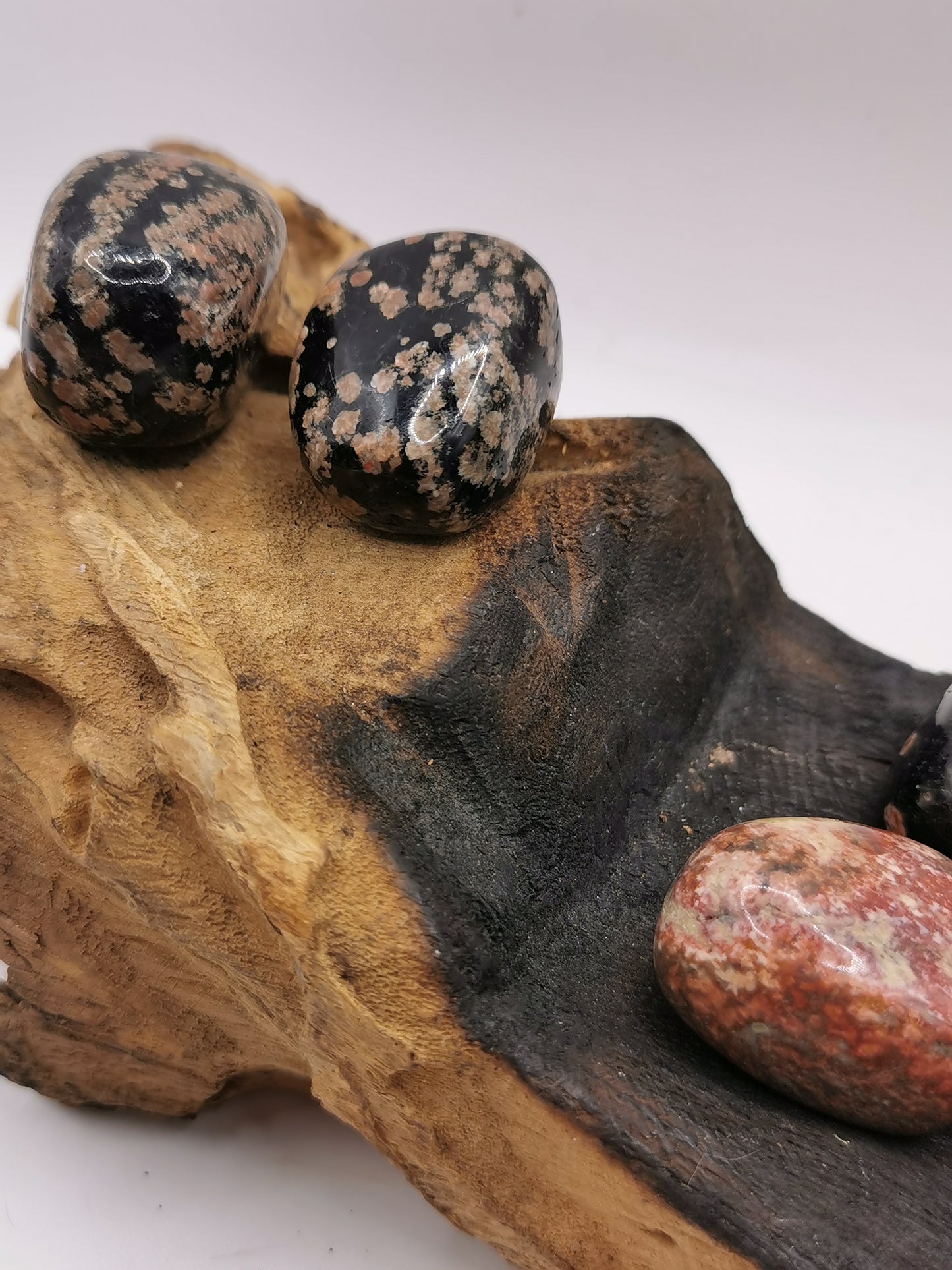 Red Snowflake Obsidian