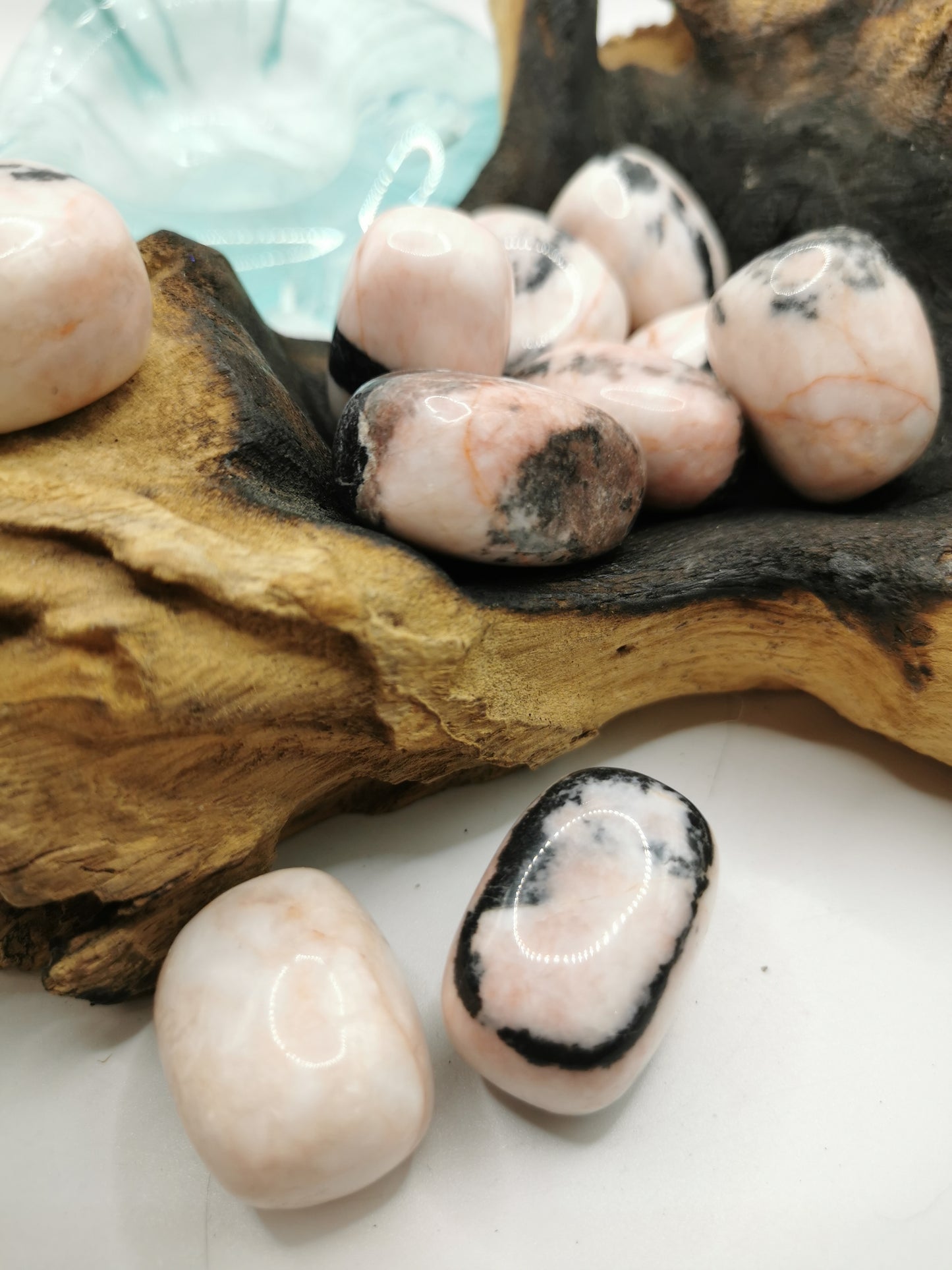 Pink Zebra Jasper Tumble