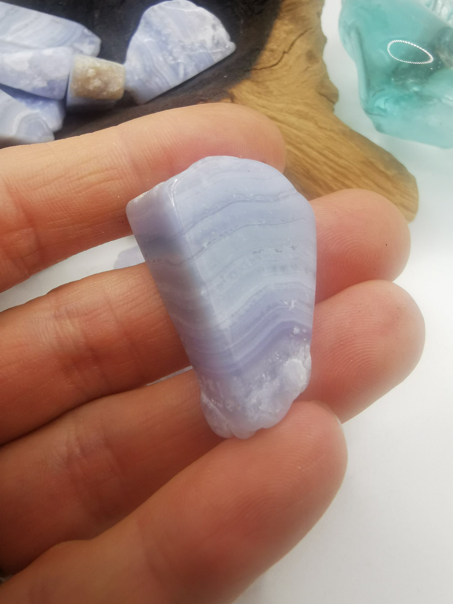 Blue Lace Agate Tumble