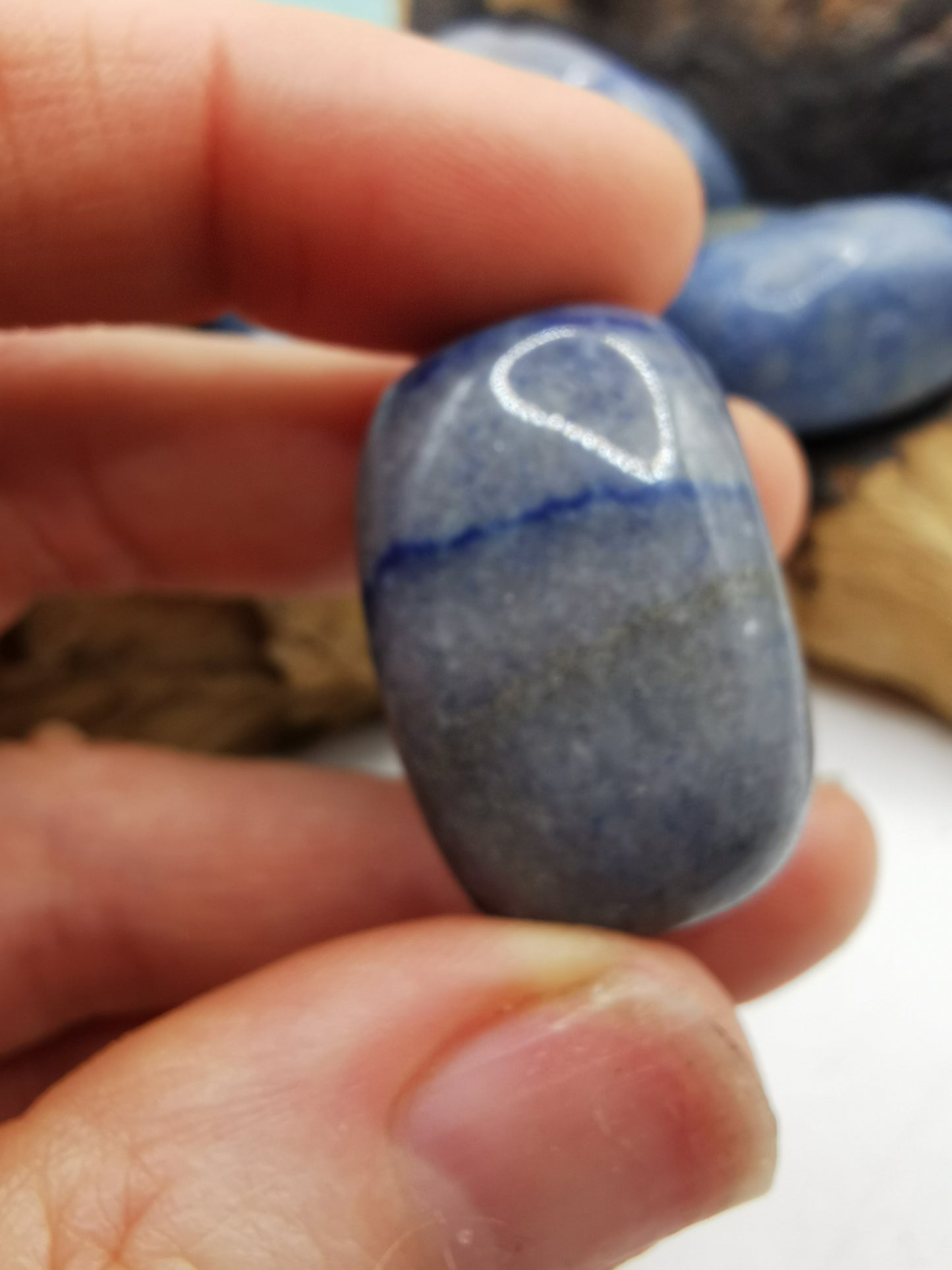 Blue Quartz Tumble