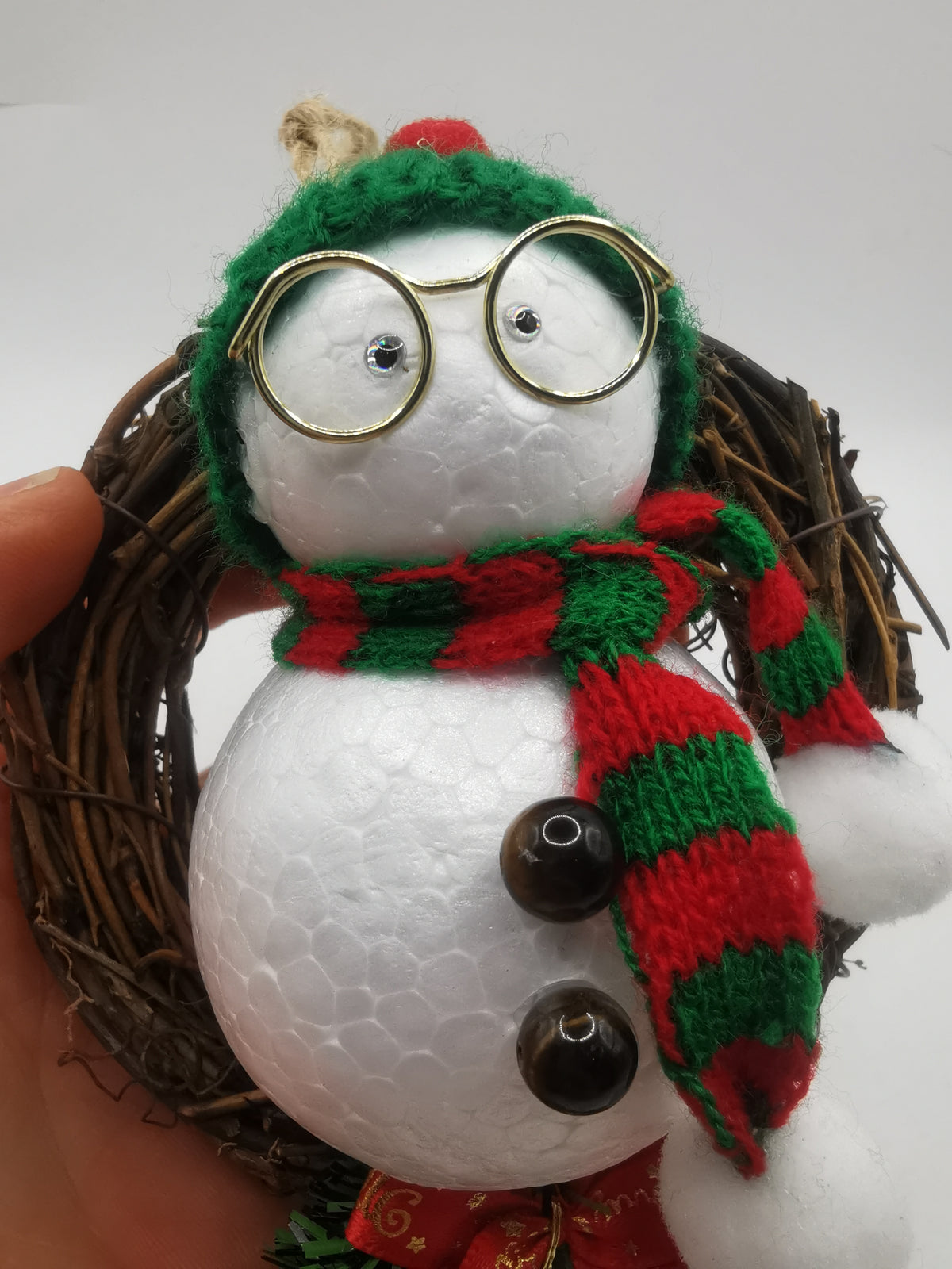 Hanging Snowman Wreath Decoration