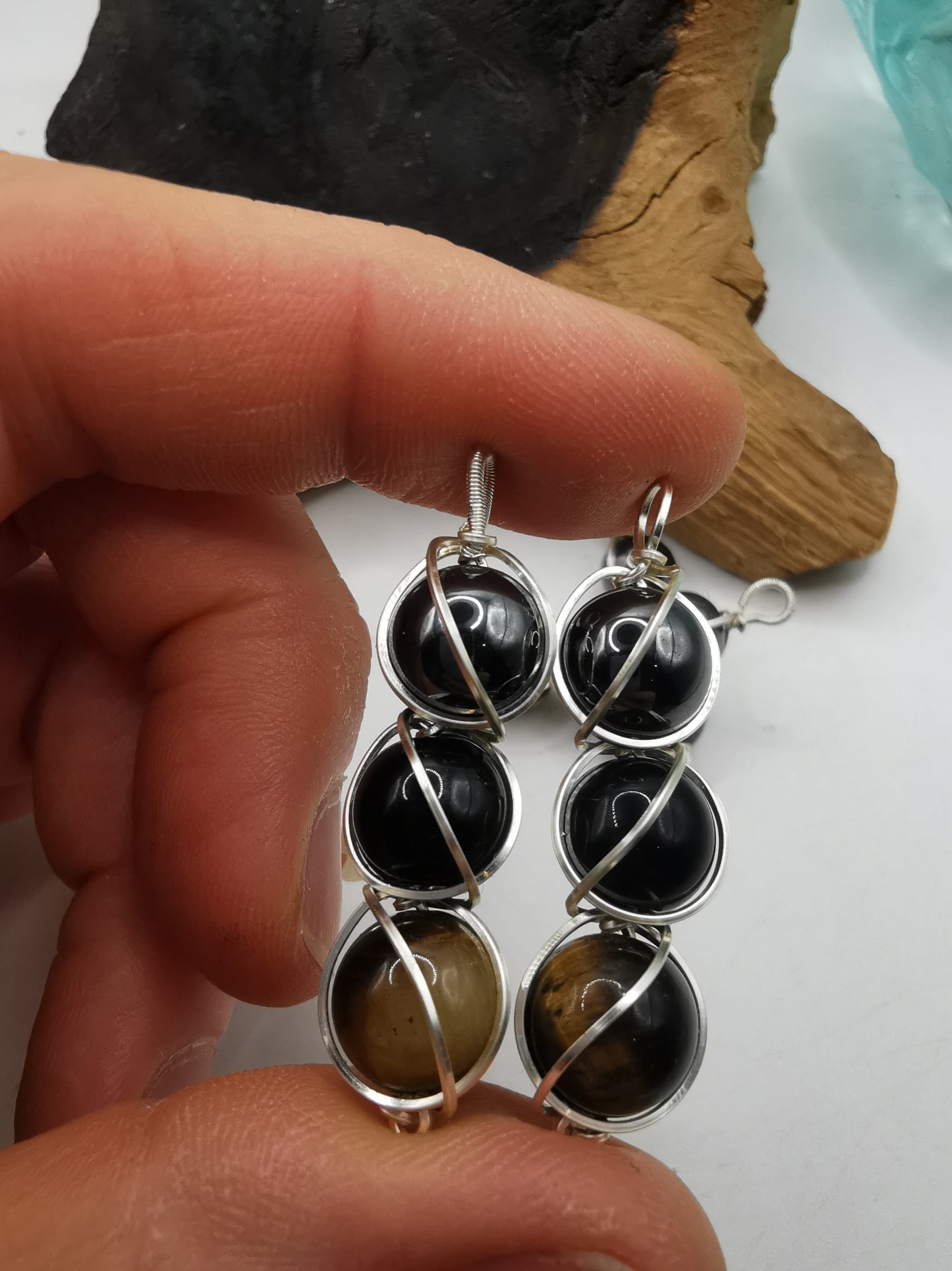 Triple Protection Crystal Bead Pendant