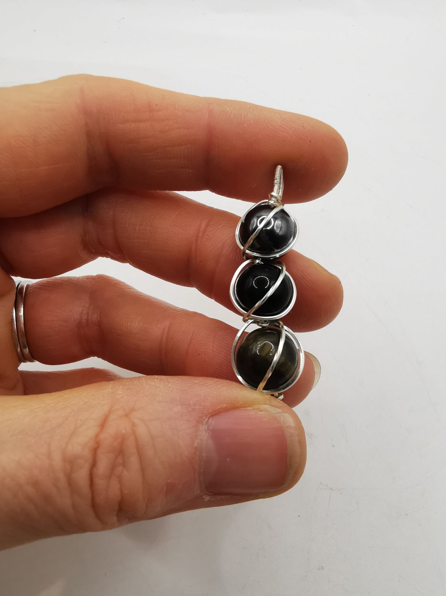 Triple Protection Crystal Bead Pendant