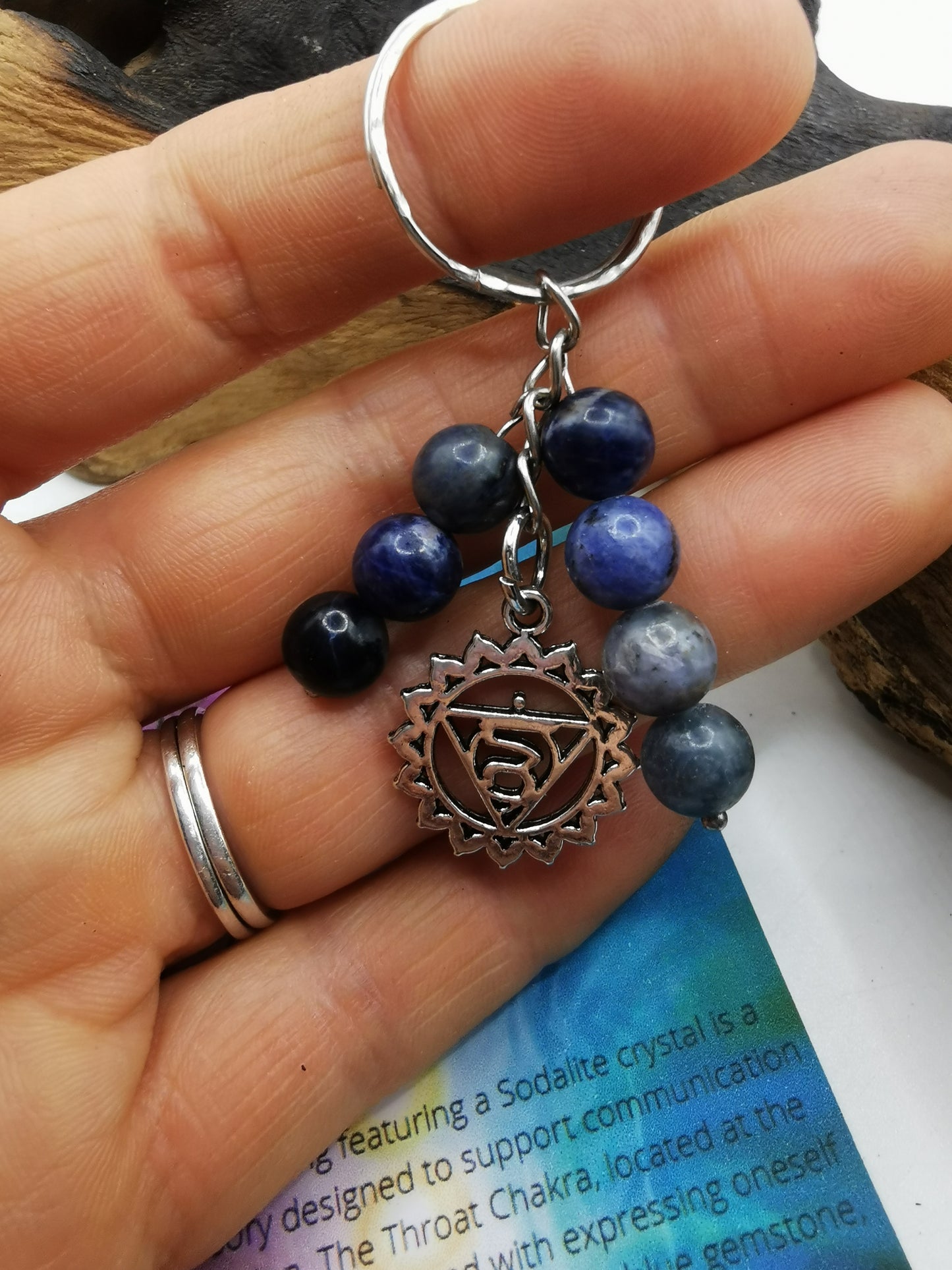 Throat Chakra Keyring