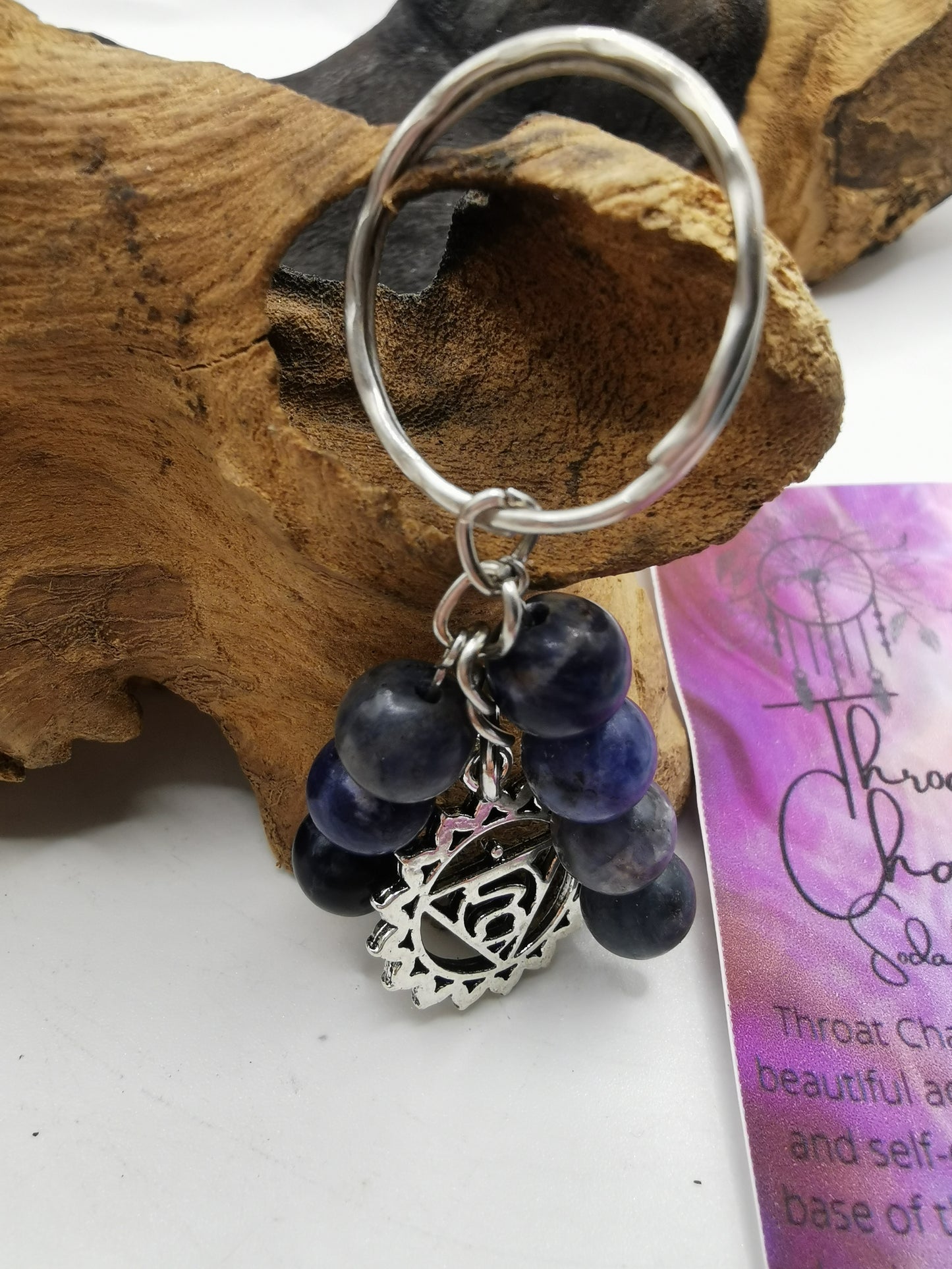 Throat Chakra Keyring
