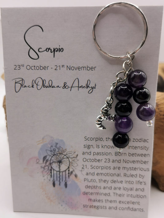 Scorpio Zodiac Keyring