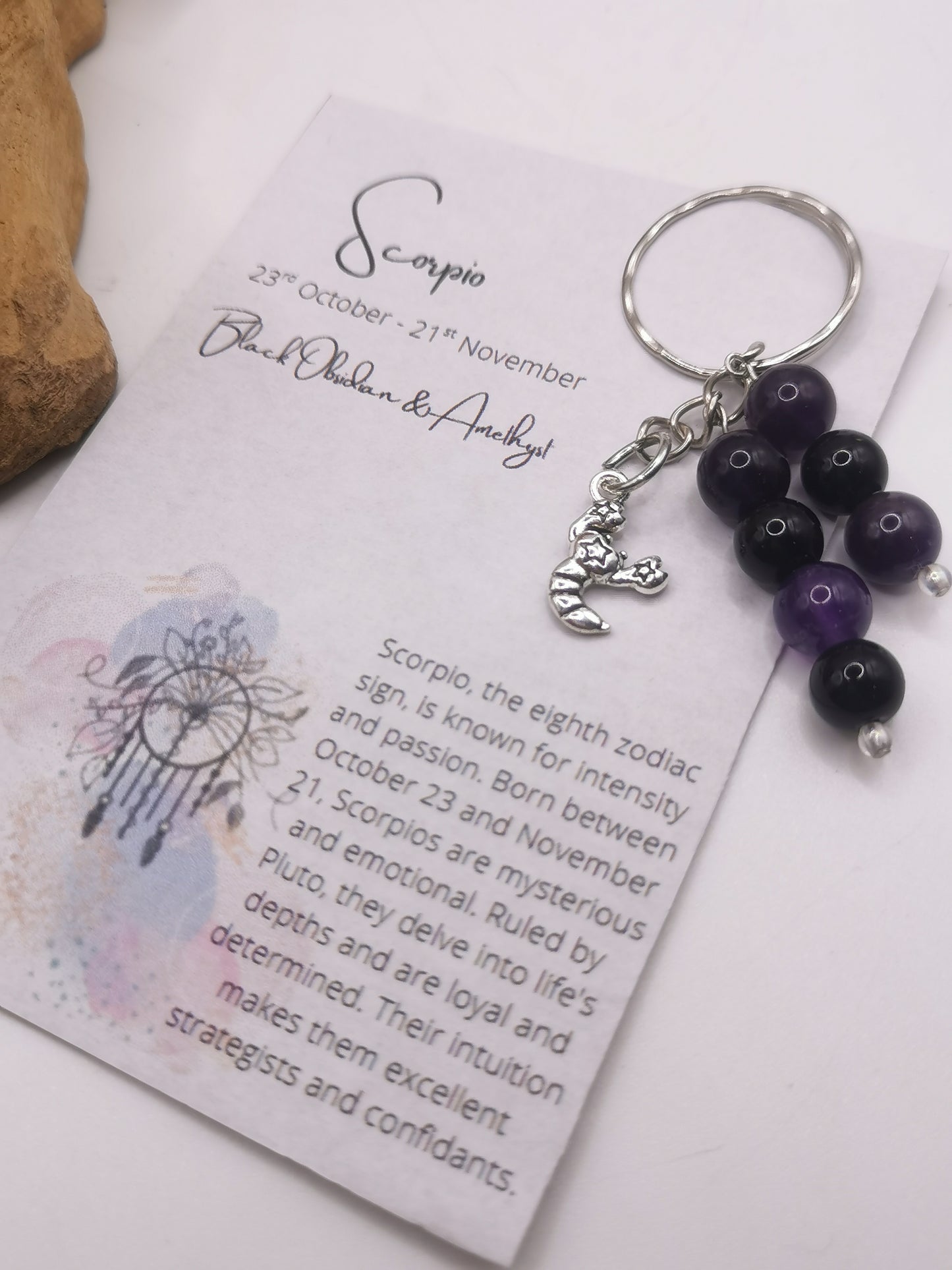 Scorpio Zodiac Keyring