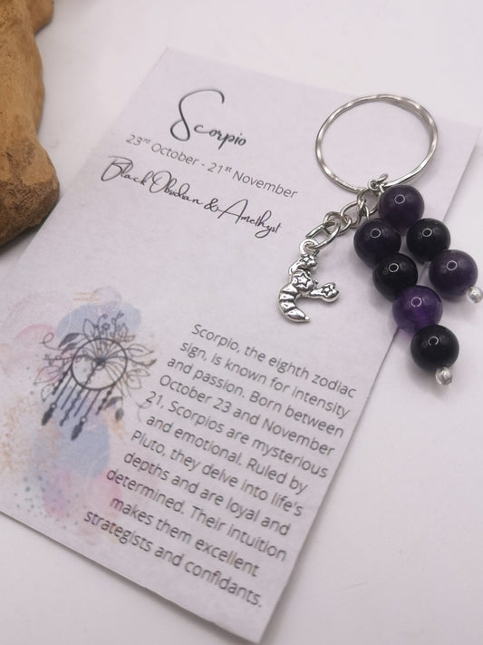 Scorpio Zodiac Keyring