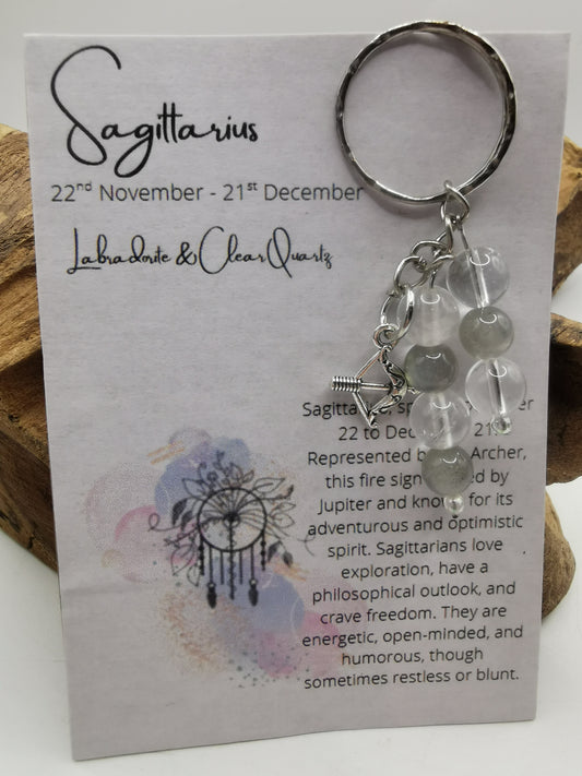 Sagittarius Zodiac Keyring