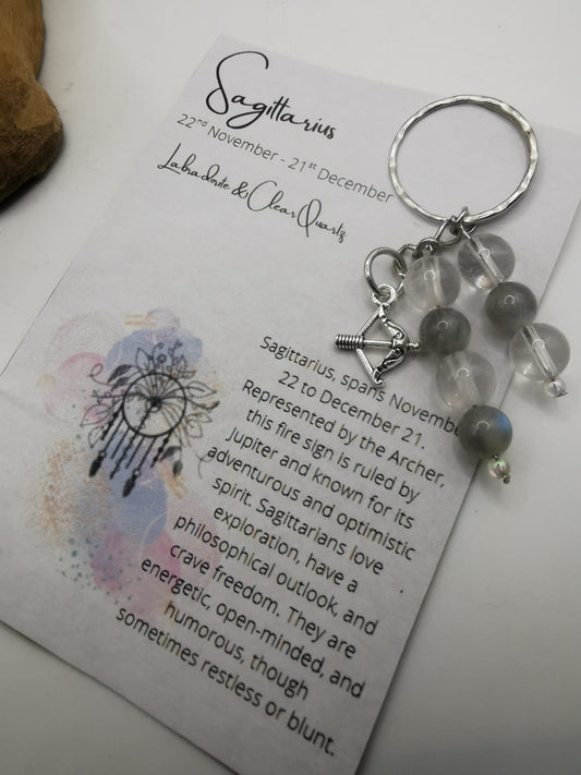 Sagittarius Zodiac Keyring