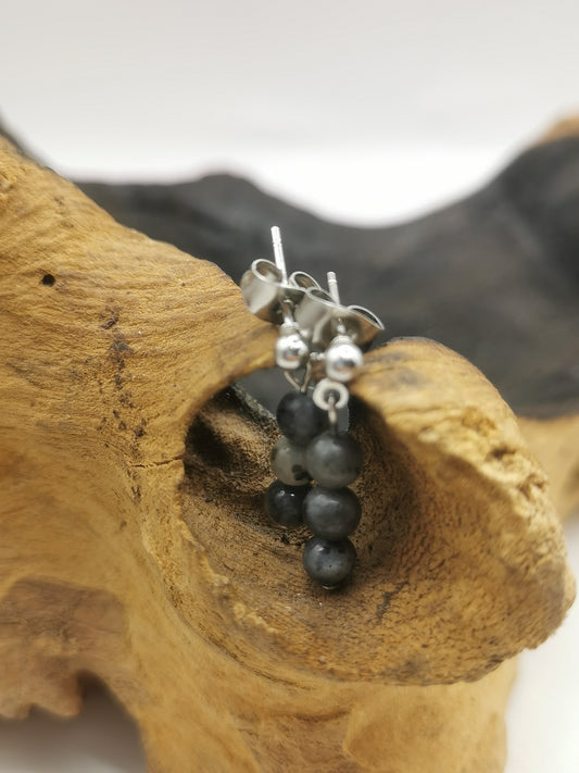 Labradorite Mini Bead Earrings