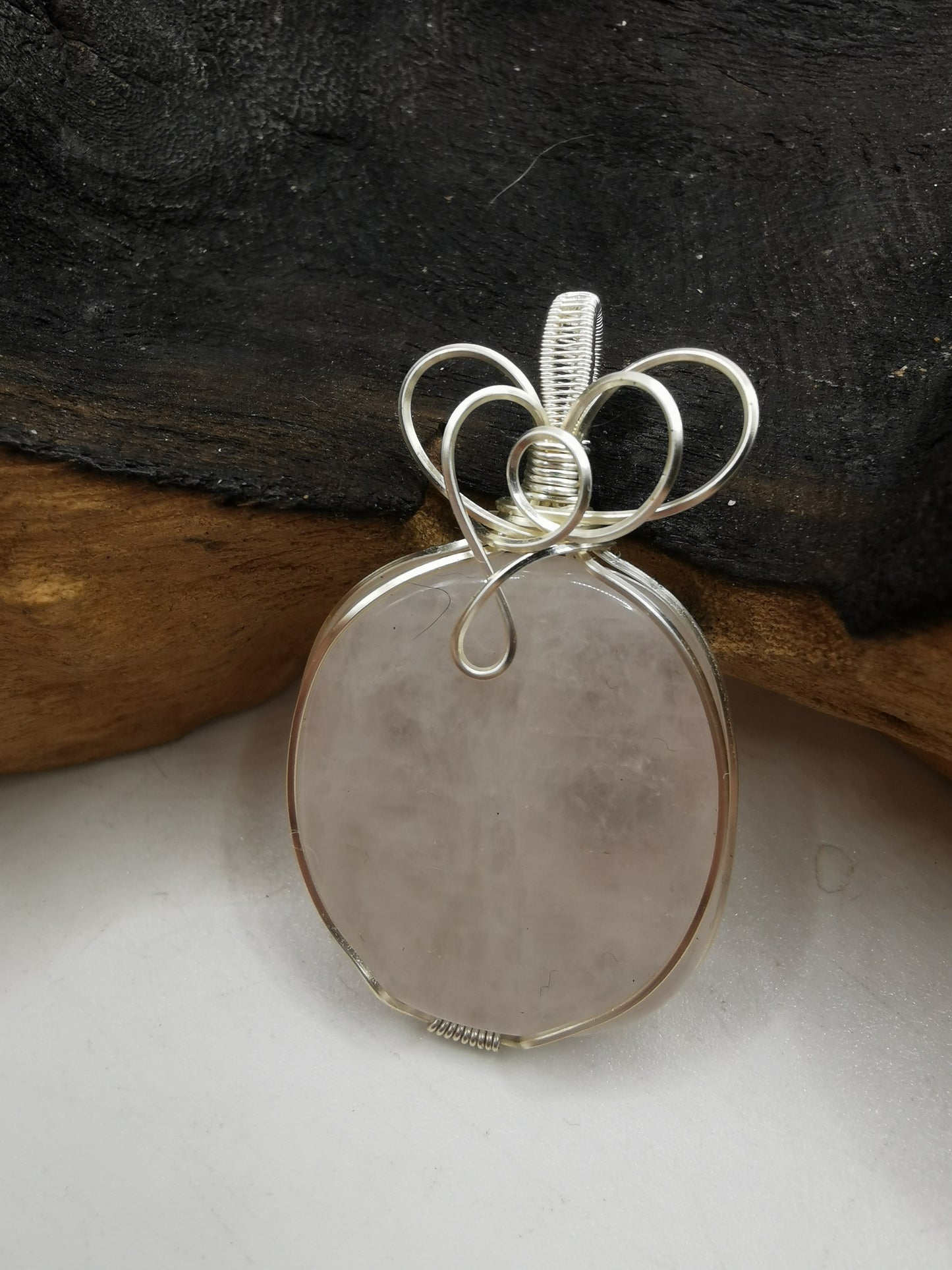 Clear Quartz Crystal Pendant