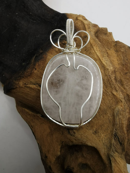 Clear Quartz Crystal Pendant