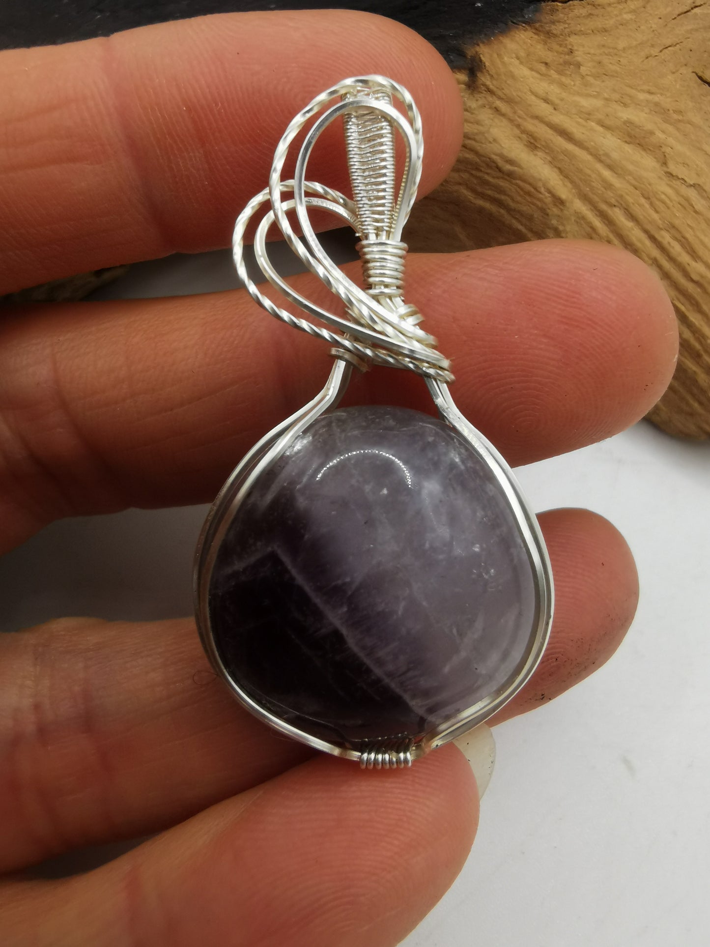 Amethyst Crystal Pendant