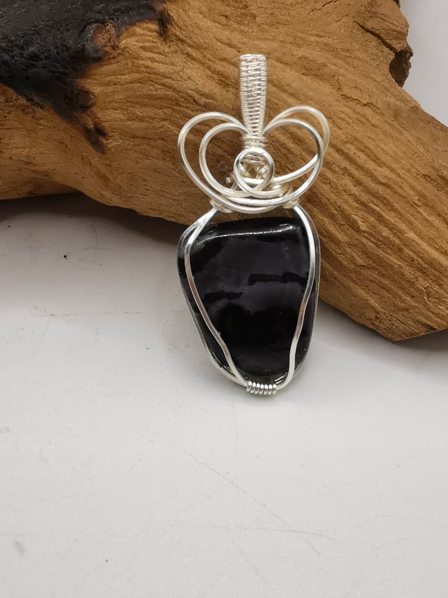 Merlinite B Crystal Pendant
