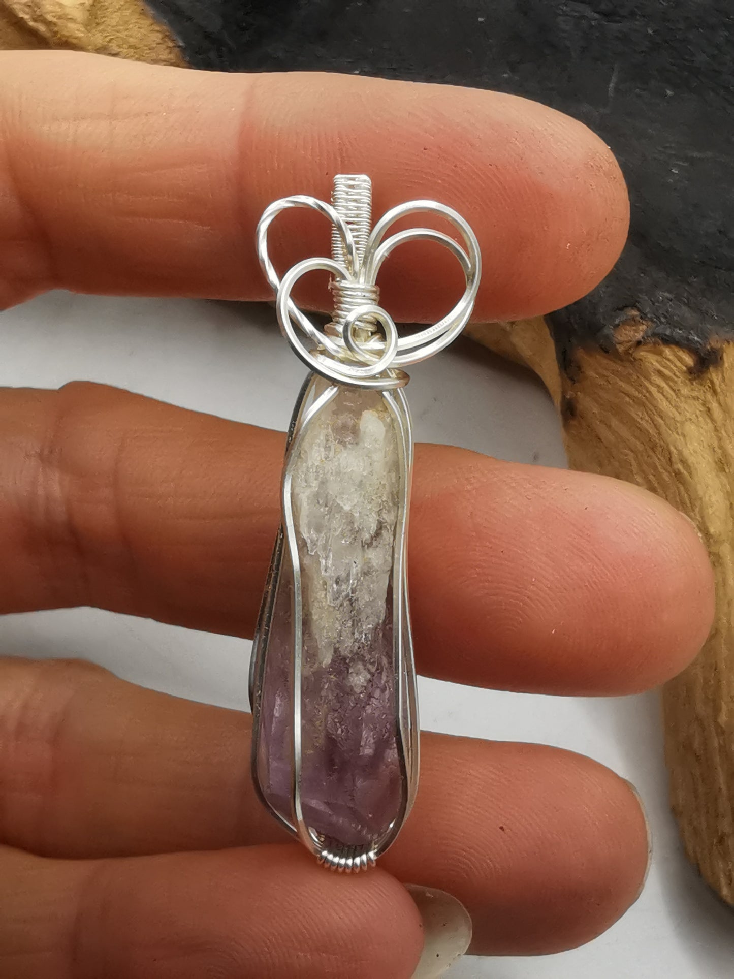 Amethyst Point Crystal Pendant