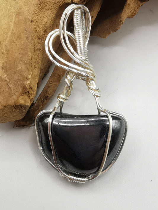 Hematite Crystal Pendant