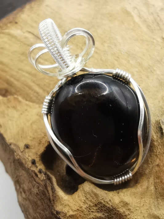Smokey Quartz Crystal Pendant