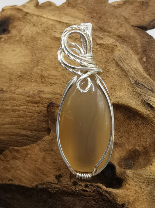 Agate Crystal Pendant