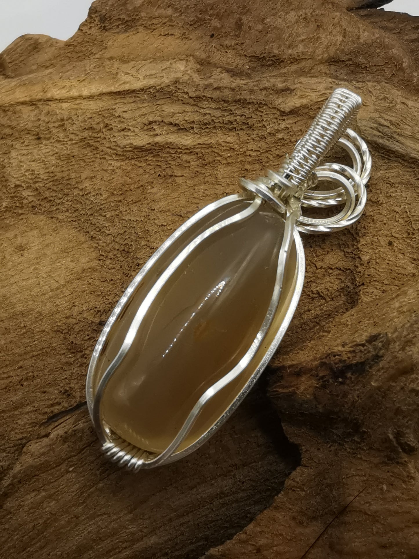 Agate Crystal Pendant