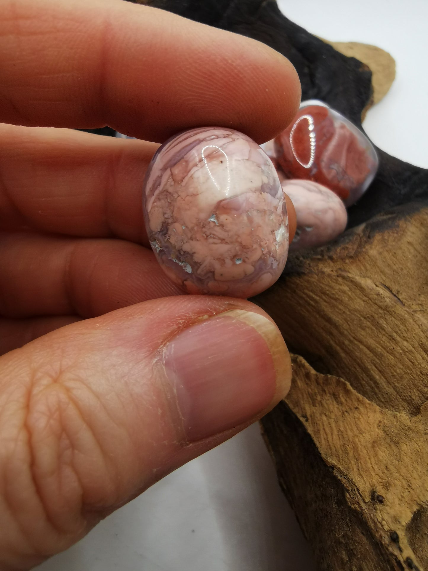 Pink Agate Tumble