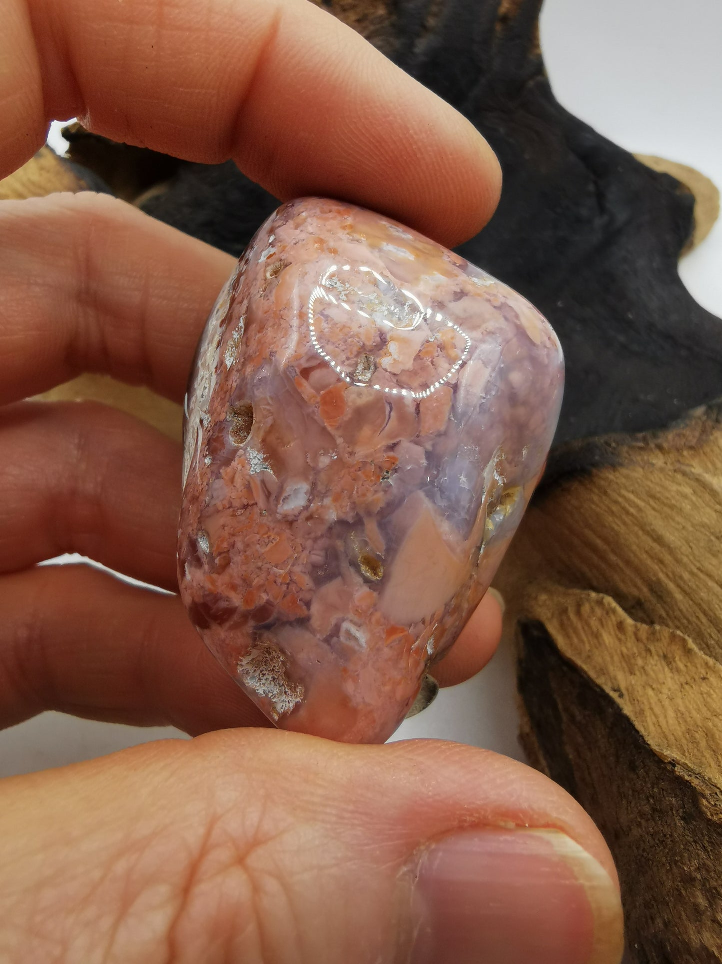Pink Agate Large Tumble