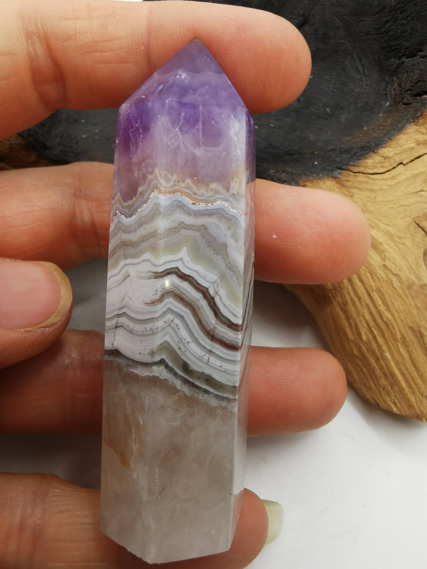 Amethyst Quartz Point D